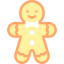 Gingerbread man іконка 64x64