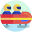 Bobsledding biểu tượng 64x64