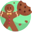 Gingerbread man Symbol 64x64