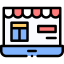 Shopping online icon 64x64