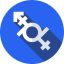 Gender fluid icon 64x64