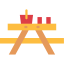 Picnic table icon 64x64