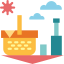 Picnic basket icon 64x64