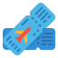 Plane tickets Ikona 64x64