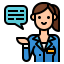 Stewardess icon 64x64