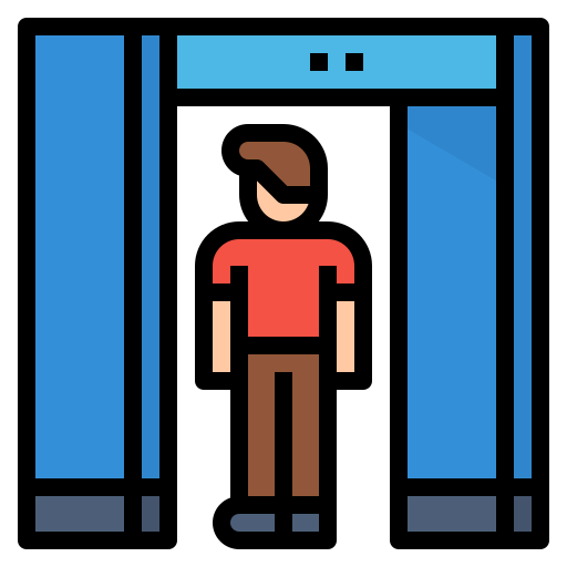 Security gate icon