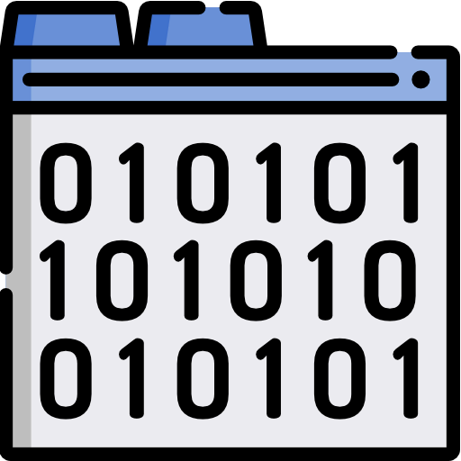 Binary code icon