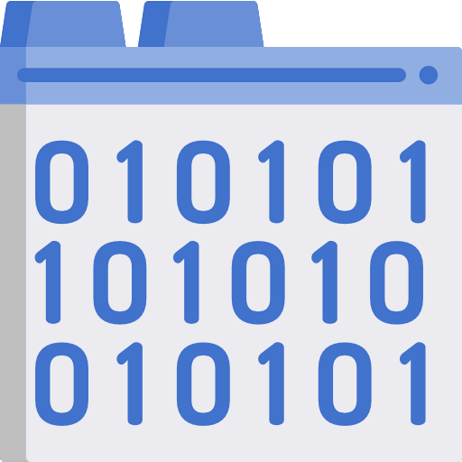 Binary code icon
