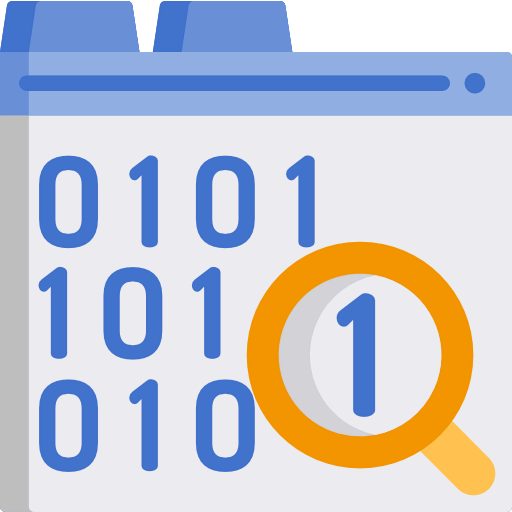 Binary code icon