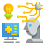 Artificial intelligence icon 64x64