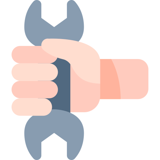 Adjustable wrench icon
