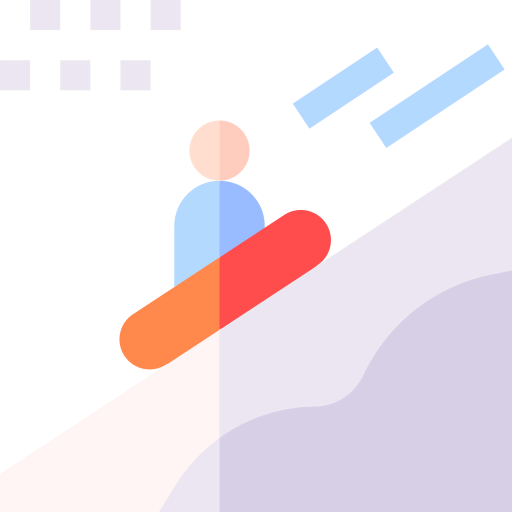 Sledding icon