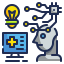 Artificial intelligence icon 64x64