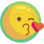 Blow kiss icon 64x64