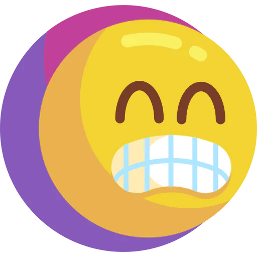 Grimacing icon