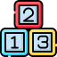 Number blocks Ikona 64x64