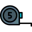 Measuring tape icon 64x64