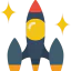 Космический корабль иконка 64x64
