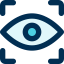 Eye scanner icon 64x64