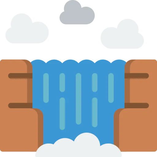 Waterfall icon