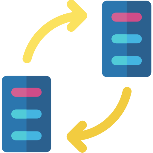 Data transfer icon