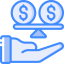 Gender pay gap icon 64x64