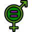Gender equality icon 64x64