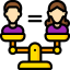 Gender equality icon 64x64