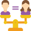 Gender equality icon 64x64