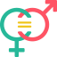 Gender equality icon 64x64