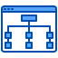 Flow chart icon 64x64