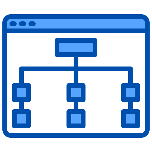 Flow chart icon