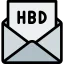 Birthday card icon 64x64