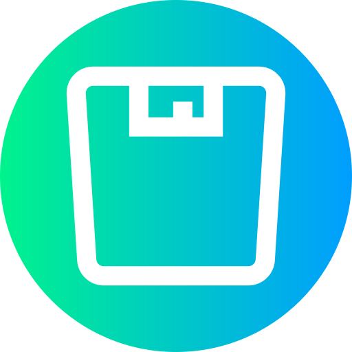 Bathroom scale icon