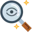 Magnifying glass icon 64x64