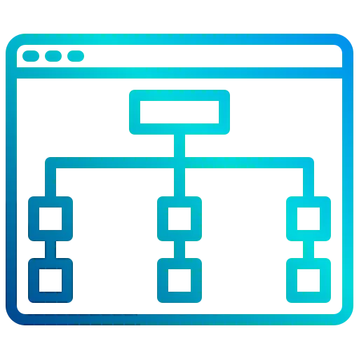 Flow chart icon