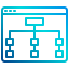 Flow chart icon 64x64