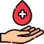 Blood donation icon 64x64