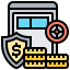 Investment insurance icon 64x64
