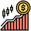Stock market icon 64x64