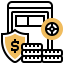 Investment insurance icon 64x64