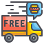 Free delivery icon 64x64