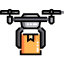 Drone delivery アイコン 64x64