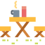 Camp table icon 64x64