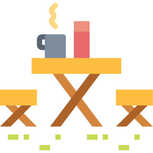 Camp table icon