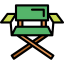 Camp chair ícono 64x64