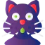 Black cat icon 64x64