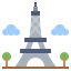Eiffel tower icon 64x64