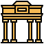 Brandenburg gate icon 64x64