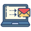 Send mail biểu tượng 64x64